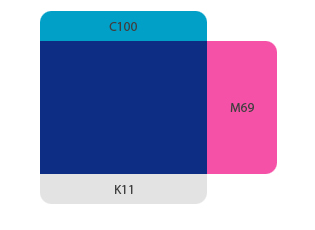 4원색규정 C100/M69/K11