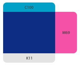 4원색규정 C100/M69/K11