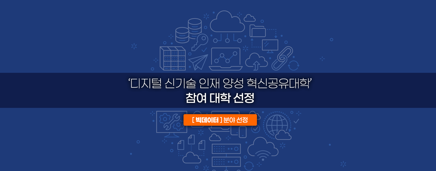 ‘디지털 신기술 인재 양성 혁신공유대학’ 참여 대학 선정
빅데이터 분야 선정